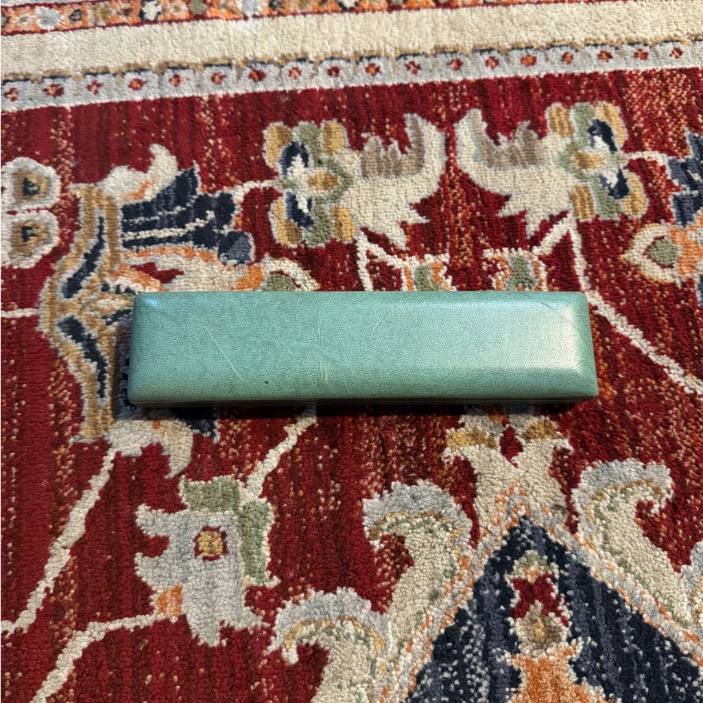 Rolex Genuine Aqua Green Elongated Vintage Inner Watch Box 1940&acirc;s50&acirc;s